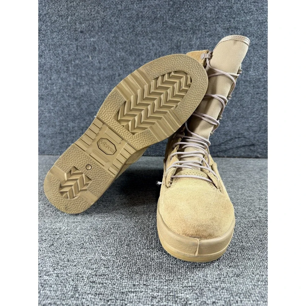 Belleville 330 DES ST Boots Mens 8.5 Beige Brown Suede Combat Work Vibram